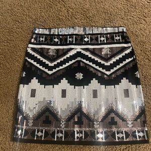 Express Womens Sequined skirt